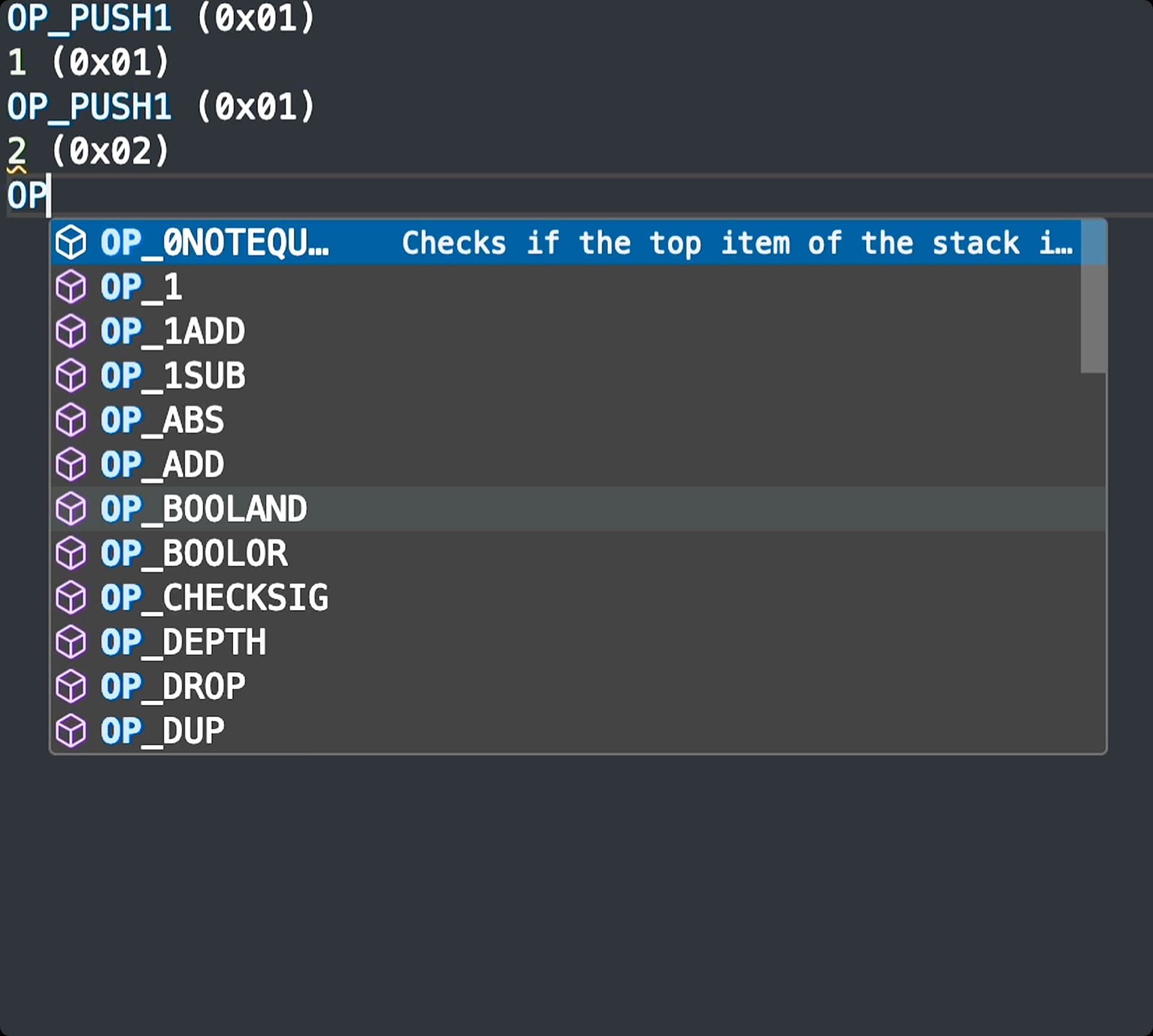 BitScript product screenshot showing Development Environment